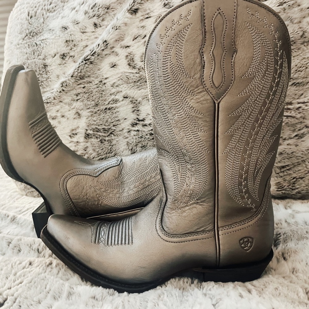 Silver Ariat Boots